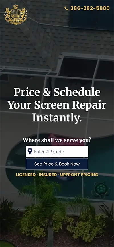 WordPress Website for Screen Butler Screenshot (Mobile)